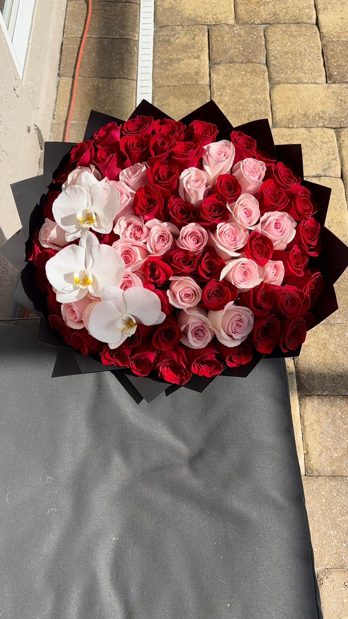 Orchid and Rose Bouquet
