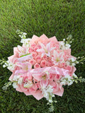 50 Rose and Lily Galore Bouquet