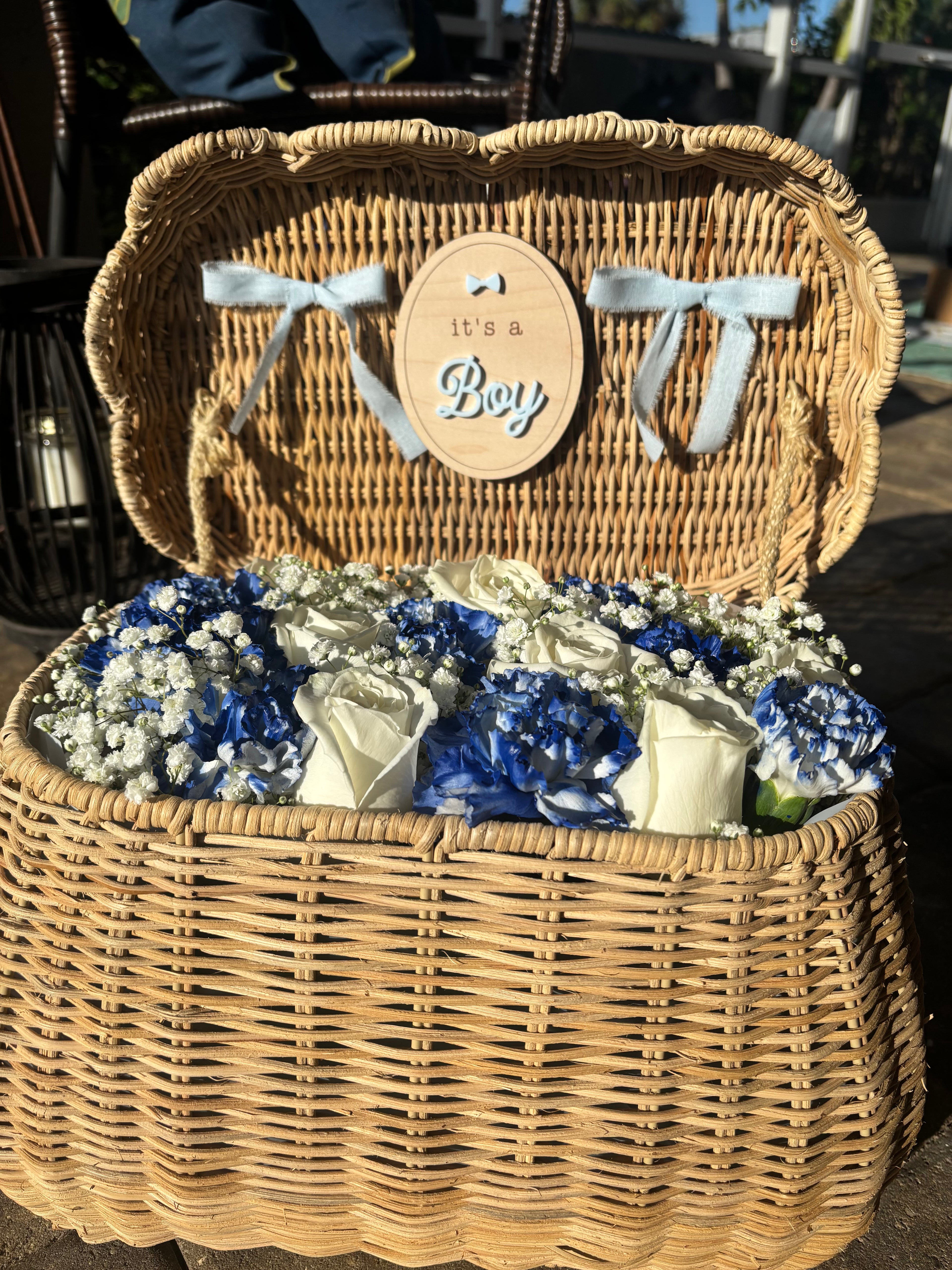 Gender Reveal Basket