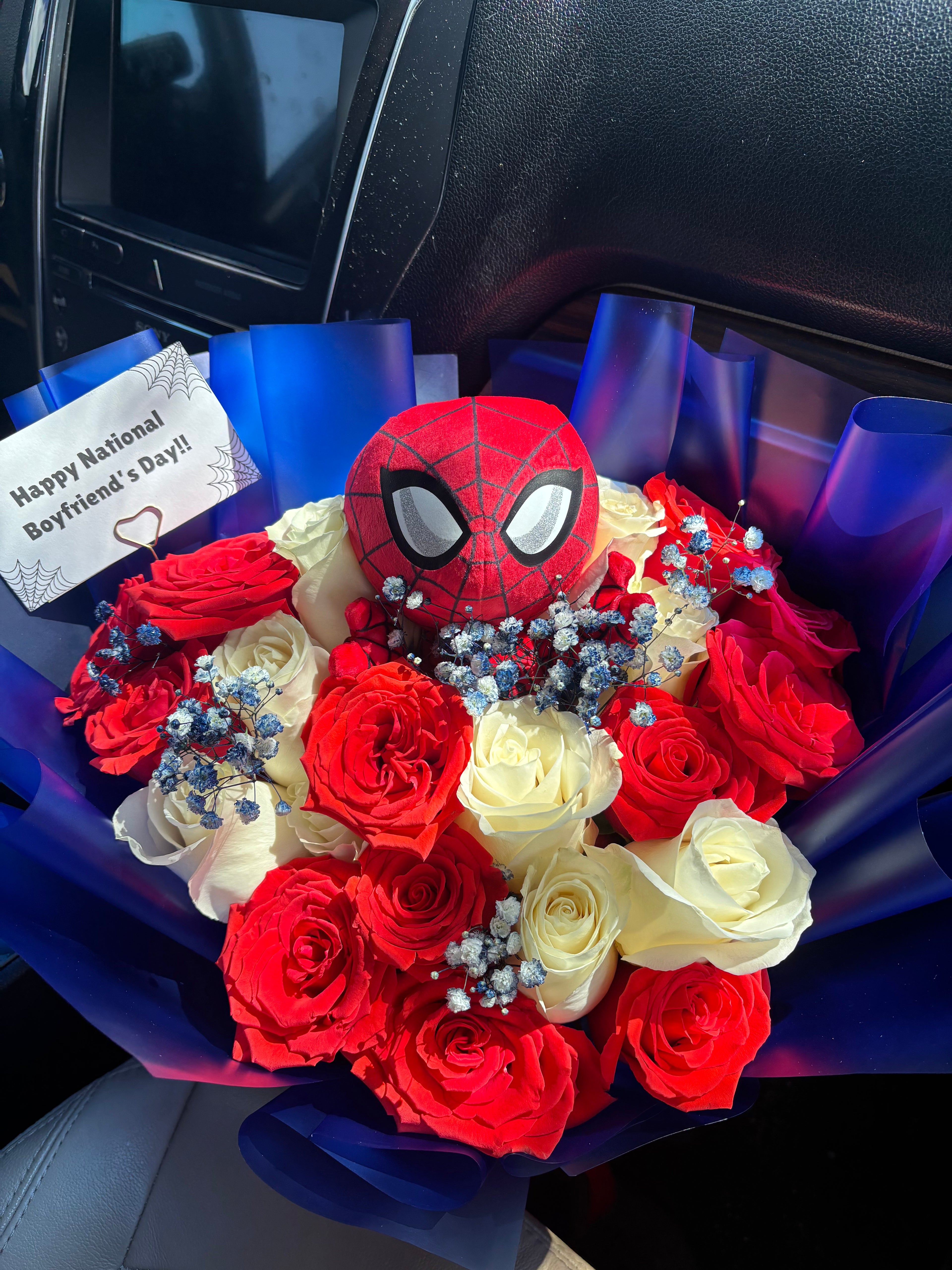 Spiderman Flat Style Bouquet